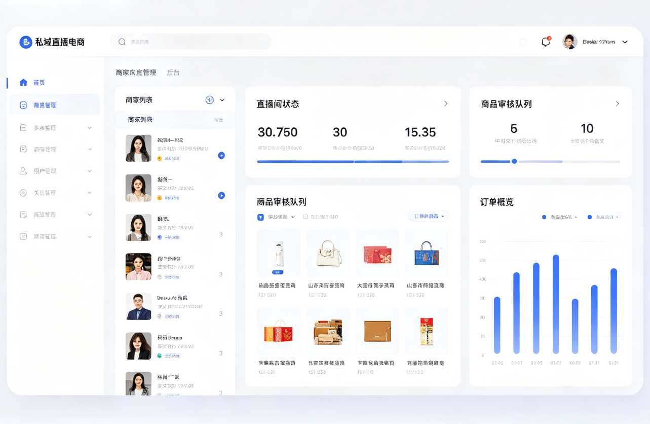 私域直播系统源码