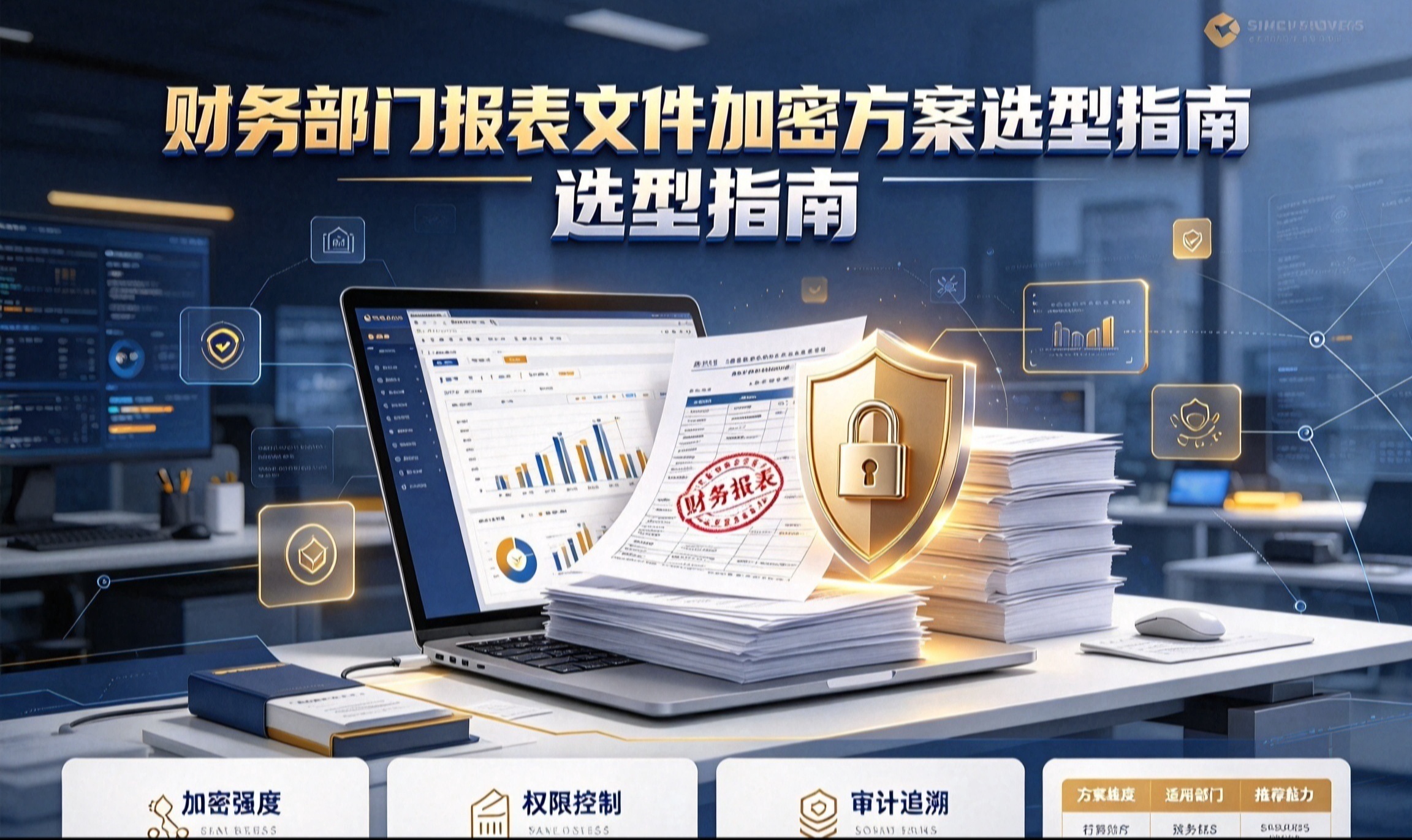 财务部门报表文件加密方案选型指南：四种主流方法深度对比