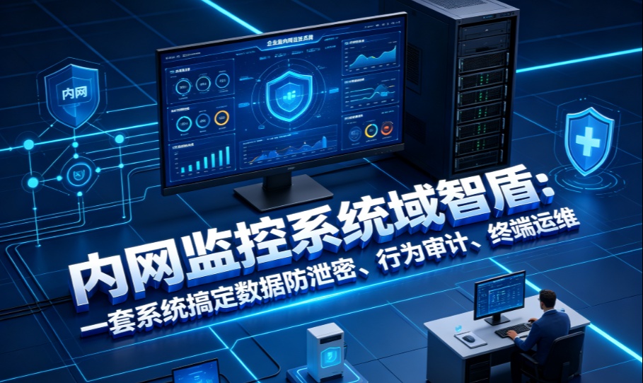 内网监控系统域智盾：一套系统搞定数据防泄密、行为审计、终端运维