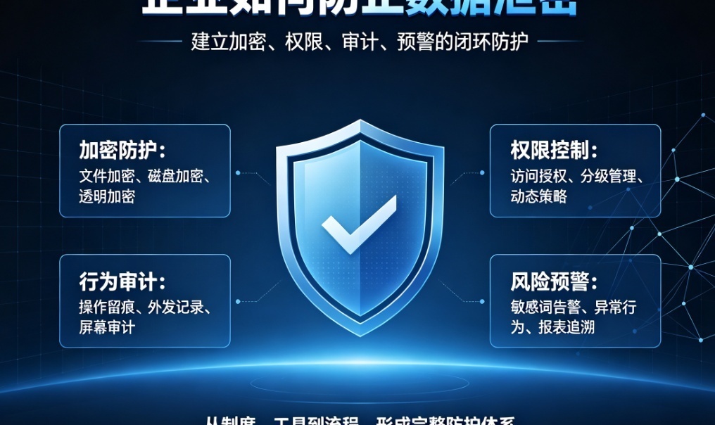 公司如何防止数据泄密？三个方法测评分享，保护企业数据安全