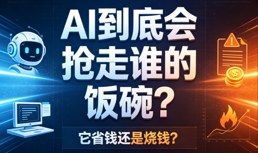AI到底会抢走谁的饭碗？它省钱还是烧钱？