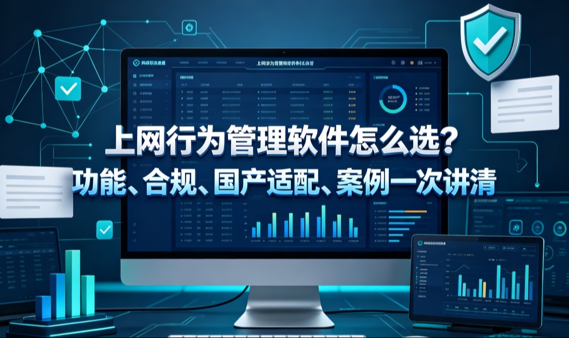 上网行为管理软件怎么选？功能、合规、国产适配、案例一次讲清