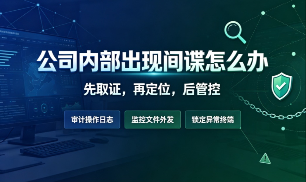公司内部出现间谍怎么办？如何收集证据？两个方法分享