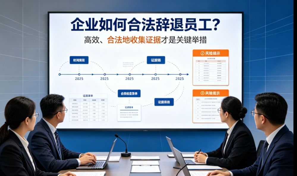 企业如何推翻违法辞退员工赔偿？高效、合法地收集证据才是关键举措