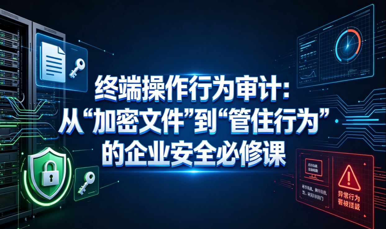 终端操作行为审计：从&ldquo;加密文件&rdquo;到&ldquo;管住行为&rdquo;的企业安全必修课