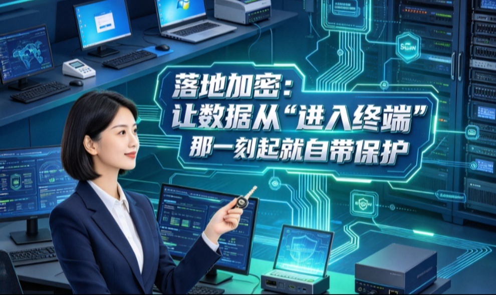 落地加密：让数据从“进入终端”那一刻起就自带保护