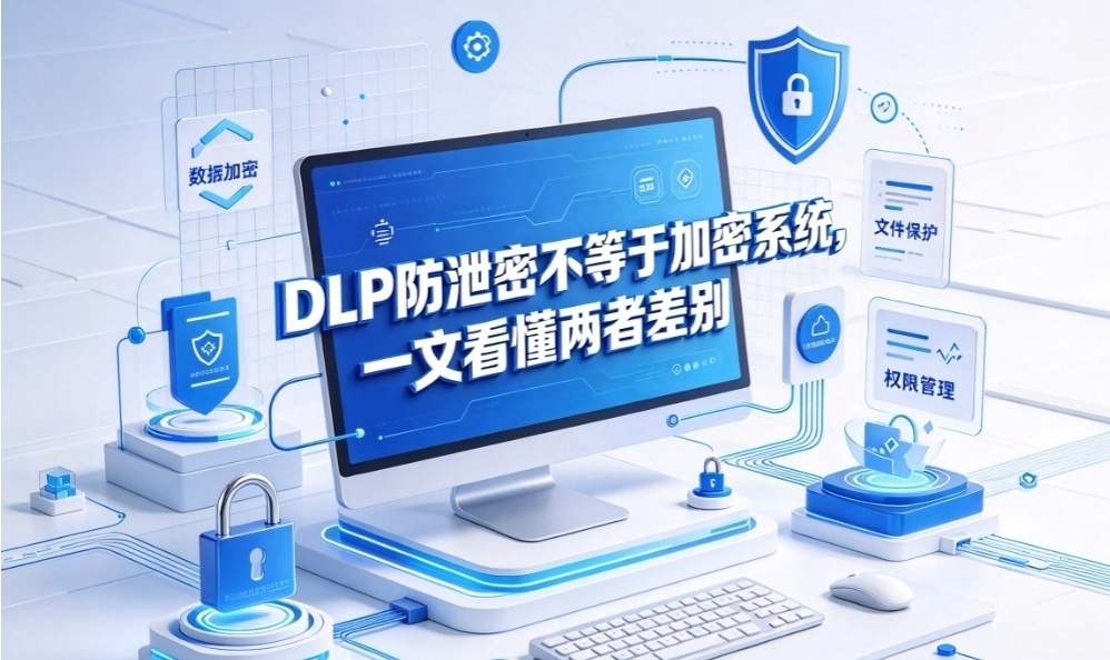 DLP防泄密系统≠加密系统，一文看懂两者差别与一体化方案