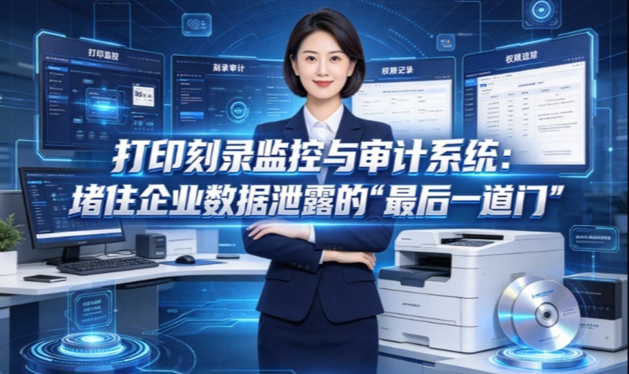 打印刻录监控与审计系统：堵住企业数据泄露的&ldquo;最后一道门&rdquo;