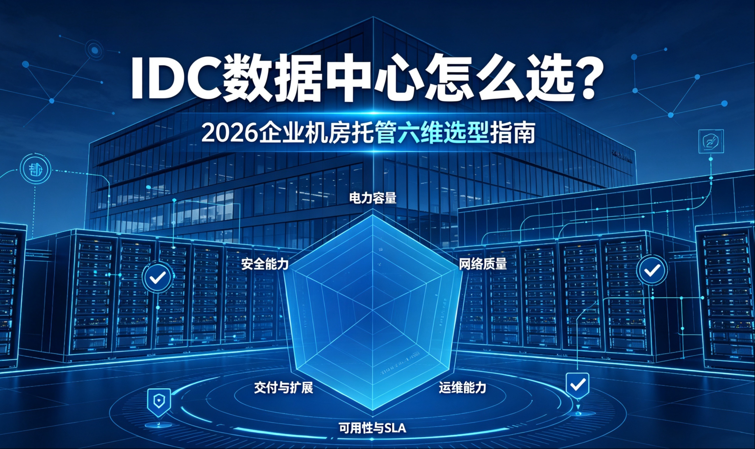 IDC数据中心怎么选？2026企业机房托管六维选型指南