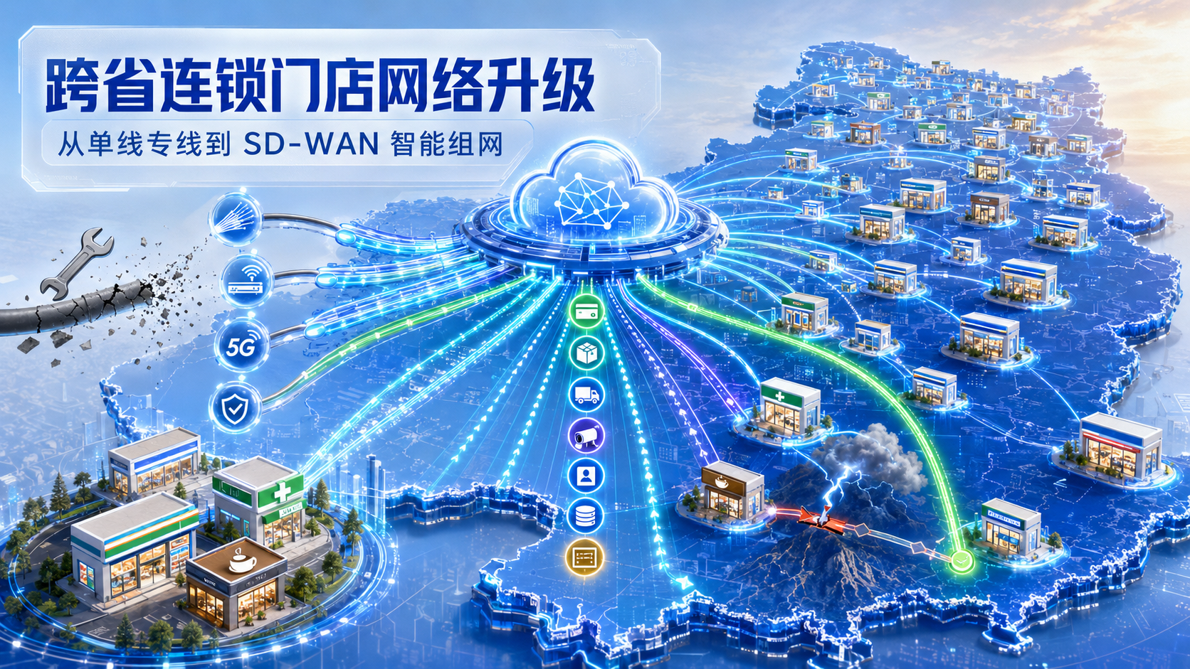 跨省连锁门店如何实现统一组网？SD-WAN适用场景与部署价值解析
