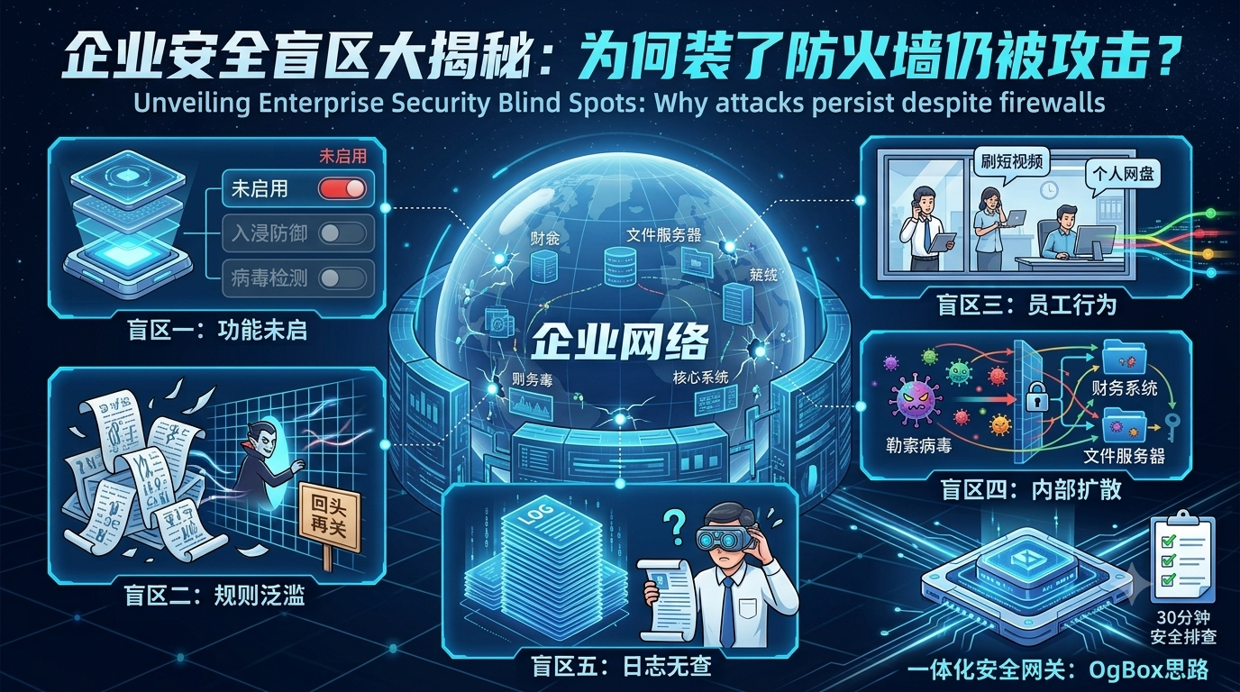 企业装了防火墙，为什么还是会被攻击？5个常见安全盲区与排查清单