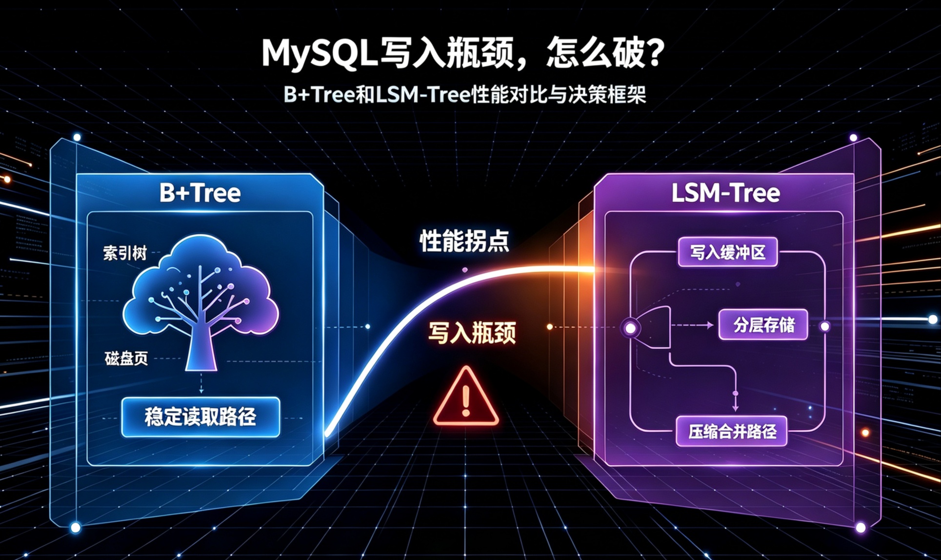 写入密集型场景存储引擎选型：B+Tree与LSM-Tree架构对比与决策框架