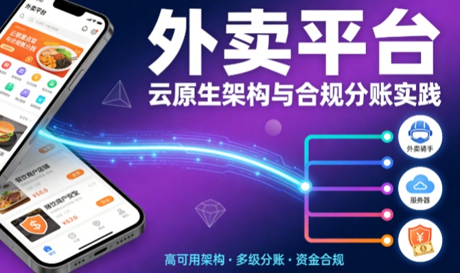 外卖平台高并发架构设计：午晚高峰流量治理与多方分账合规落地