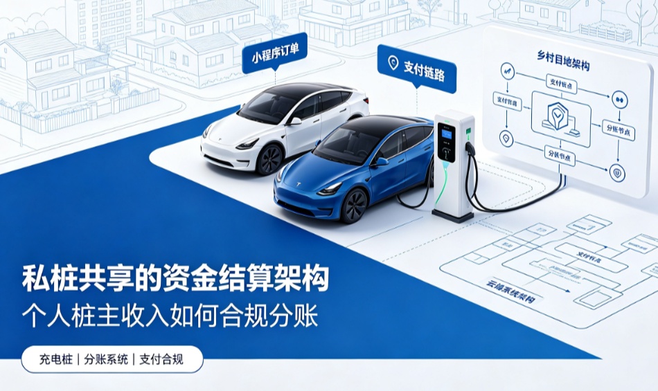 私桩共享、目的地充电兴起：个人桩主的充电收入，怎么结算才合规？