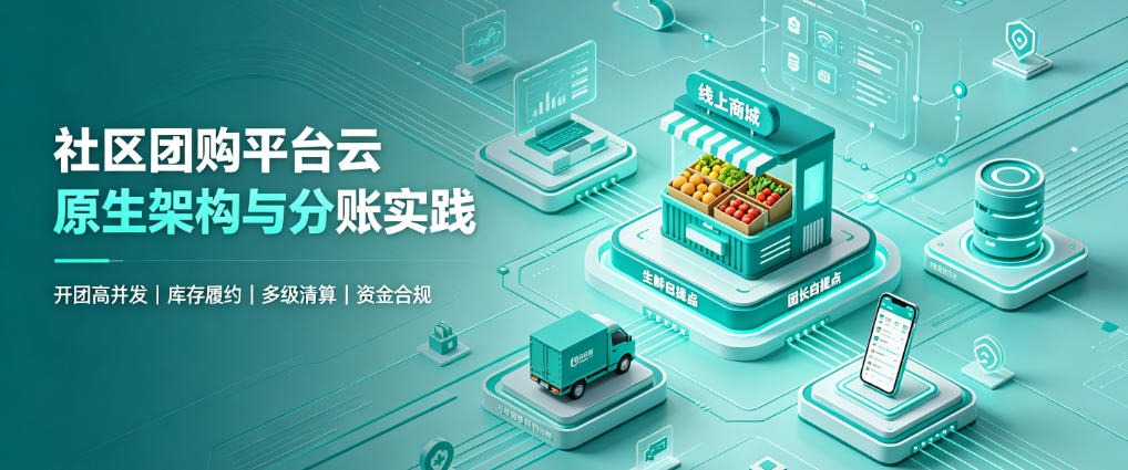 社区团购服务平台云原生高可用架构与多级合规分账体系建设实践
