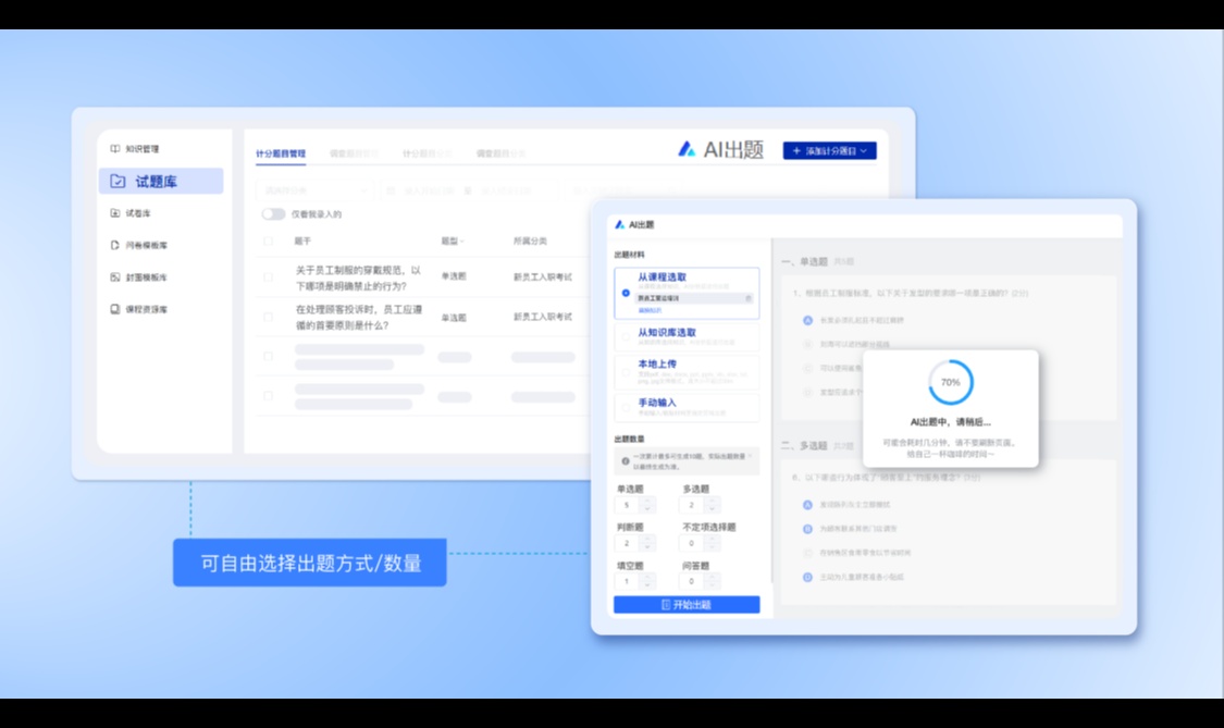 基于大模型的企业培训系统中的【AI 出题】功能构建与实现