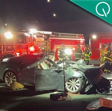 特斯拉中美连发狂飙致死车祸！失控撞向公交车消防车，2死6伤