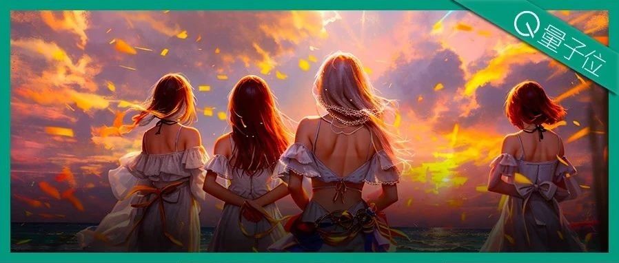四少女火爆外网！ControlNet组合拳效果惊人，颠覆AI绘画游戏规则