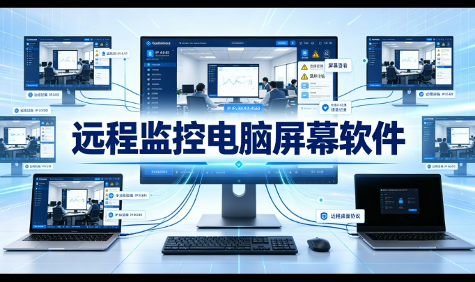 远程监控电脑屏幕软件怎么用？异地也能看住屏幕