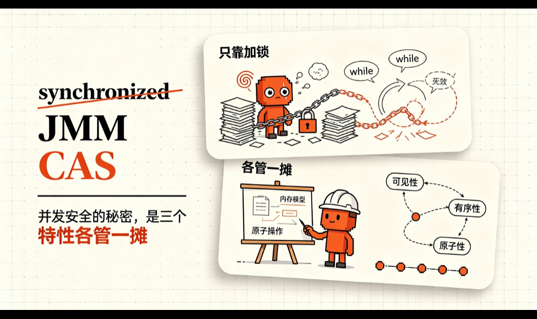 深入理解JMM：volatile与CAS是并发安全的两把钥匙
