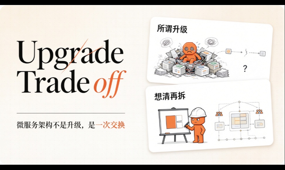 微服务架构和单体架构的区别：拆之前你得先想清楚这件事