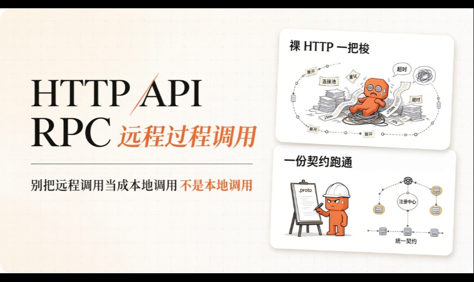RPC 到底是什么：微服务内部调用的首选，以及它藏起来的三个坑