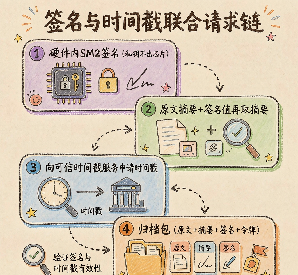 长周期时间戳链与举证闭环