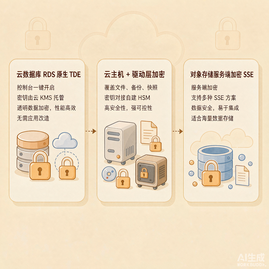 图2：云上 TDE 三种落地用法