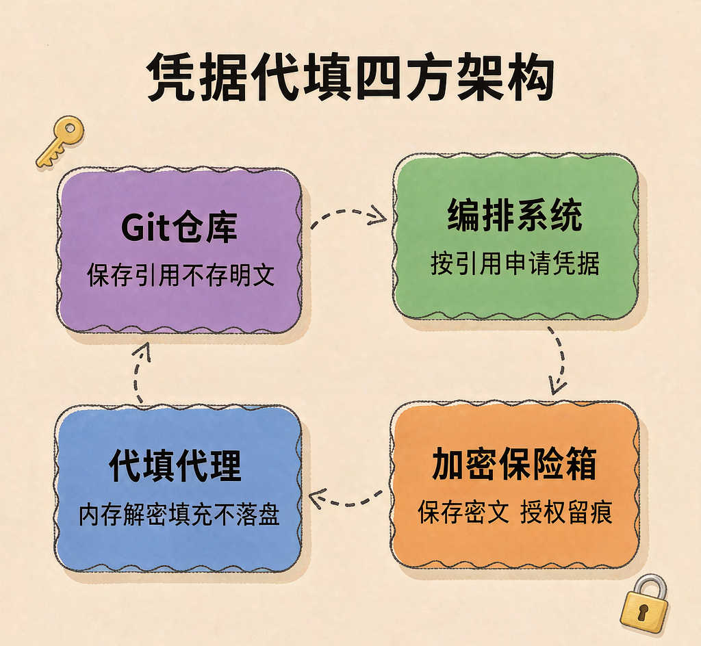 图2：托管代填审计追溯四维模型
