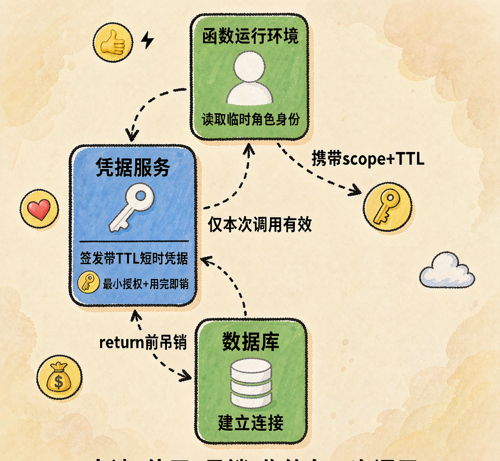 冷启动短时凭据注入时序