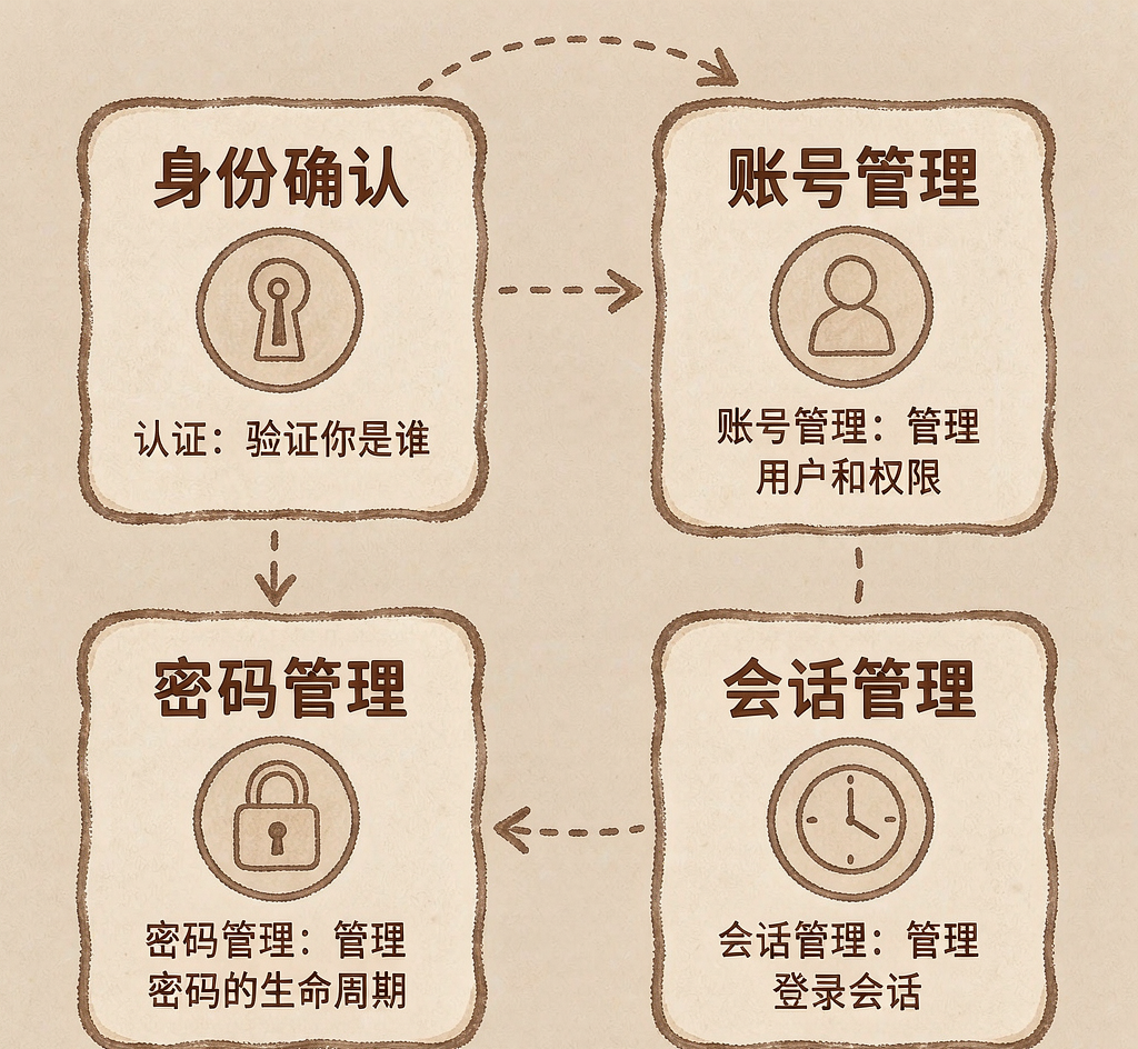 失败锁定与拔 Key 锁屏流程示意