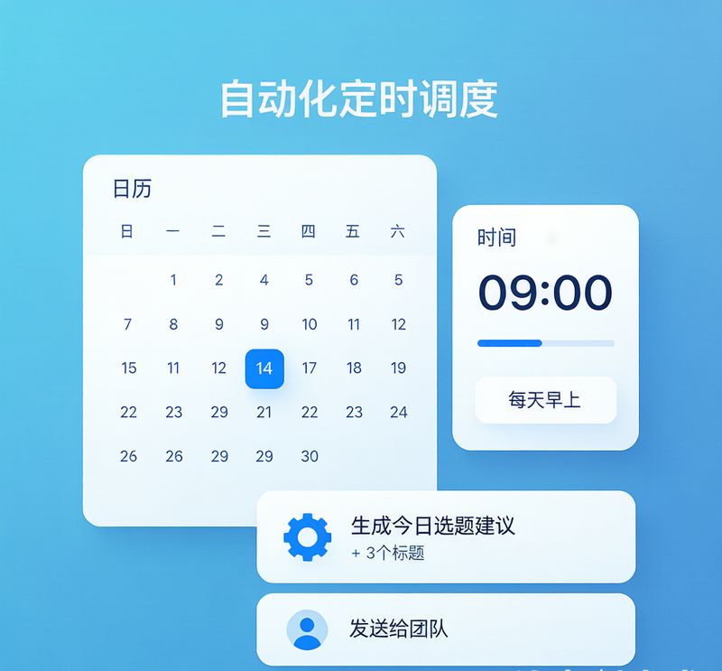 ▲ 每天早上 9 点自动运行的定时任务