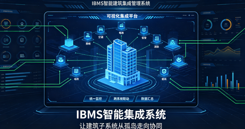 建筑不是设备孤岛！IBMS 系统，如何实现多子系统统一管理