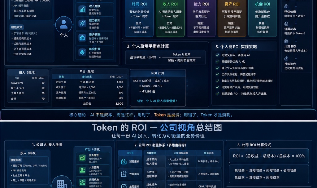 Token 的 ROI：个人与公司如何判断 AI 投入是否值得