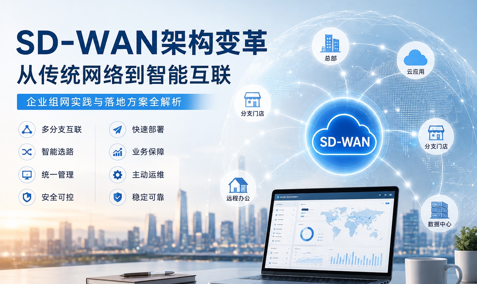 SD-WAN架构变革与企业组网实践：从传统网络到智能互联