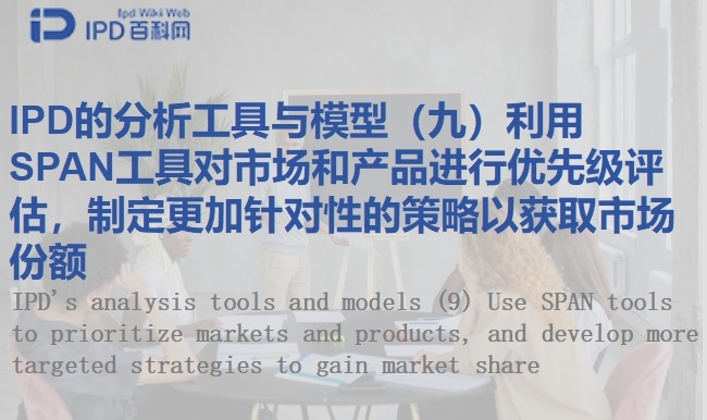 IPD的分析工具与模型（九）利用SPAN工具对市场和产品进行优先级评估，制定更加针对性的策略以获取市场份额