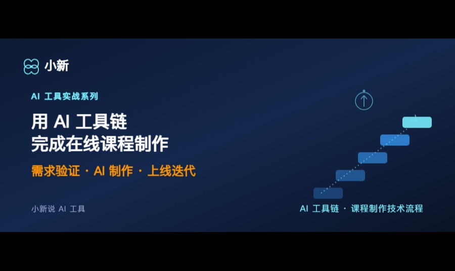 用 AI 工具链完成在线课程制作的完整技术流程