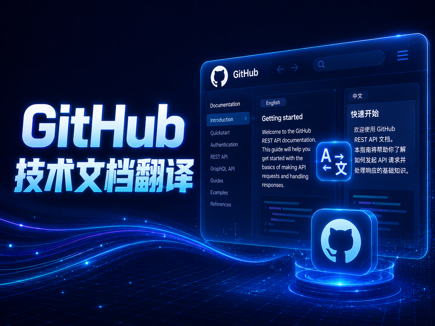 GitHub 技术文档翻译实战：代码保护与双语阅读