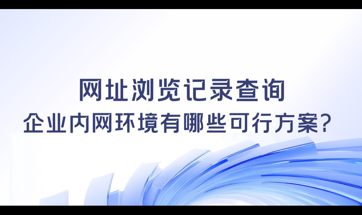 网址浏览记录查询：企业内网环境有哪些可行方案？