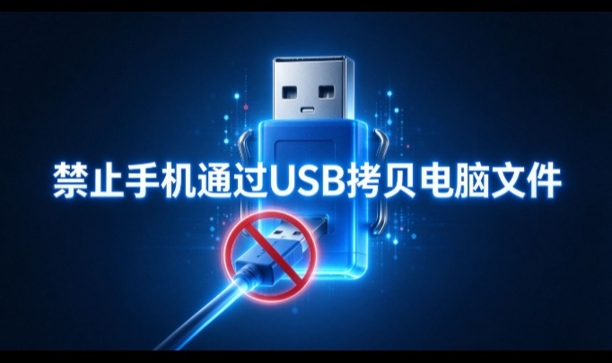 禁止手机通过USB拷贝电脑文件：单机怎么禁，多台怎么管