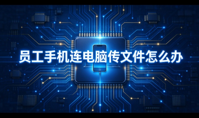员工手机连电脑传文件怎么办？——把这个出口的几种堵法说清