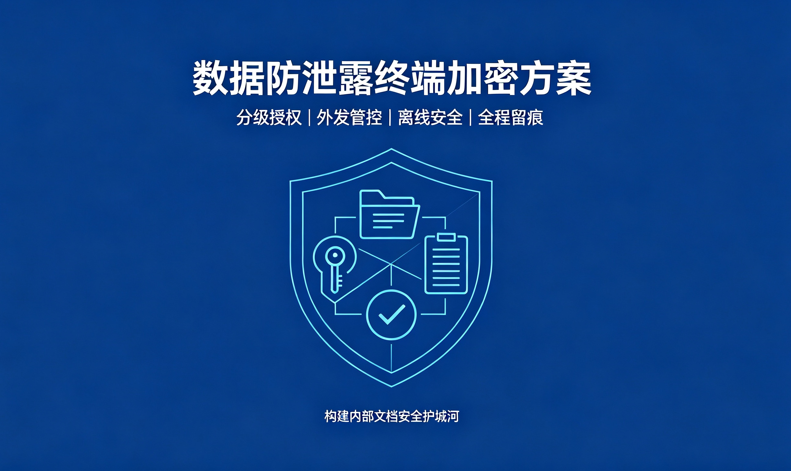 企业数据防泄露终端加密权限精细化管控方案，筑牢内部文档安全护城河