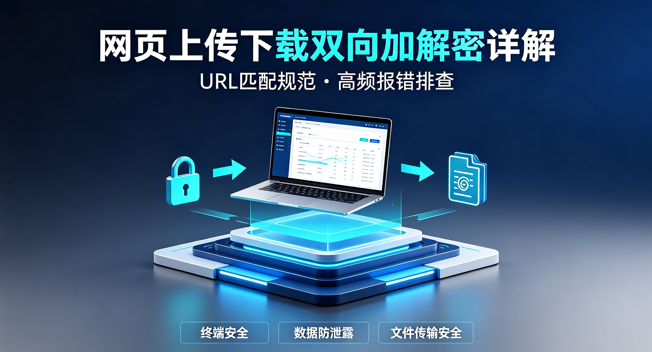 网页上传下载双向加解密详解｜URL匹配规范与高频报错排查