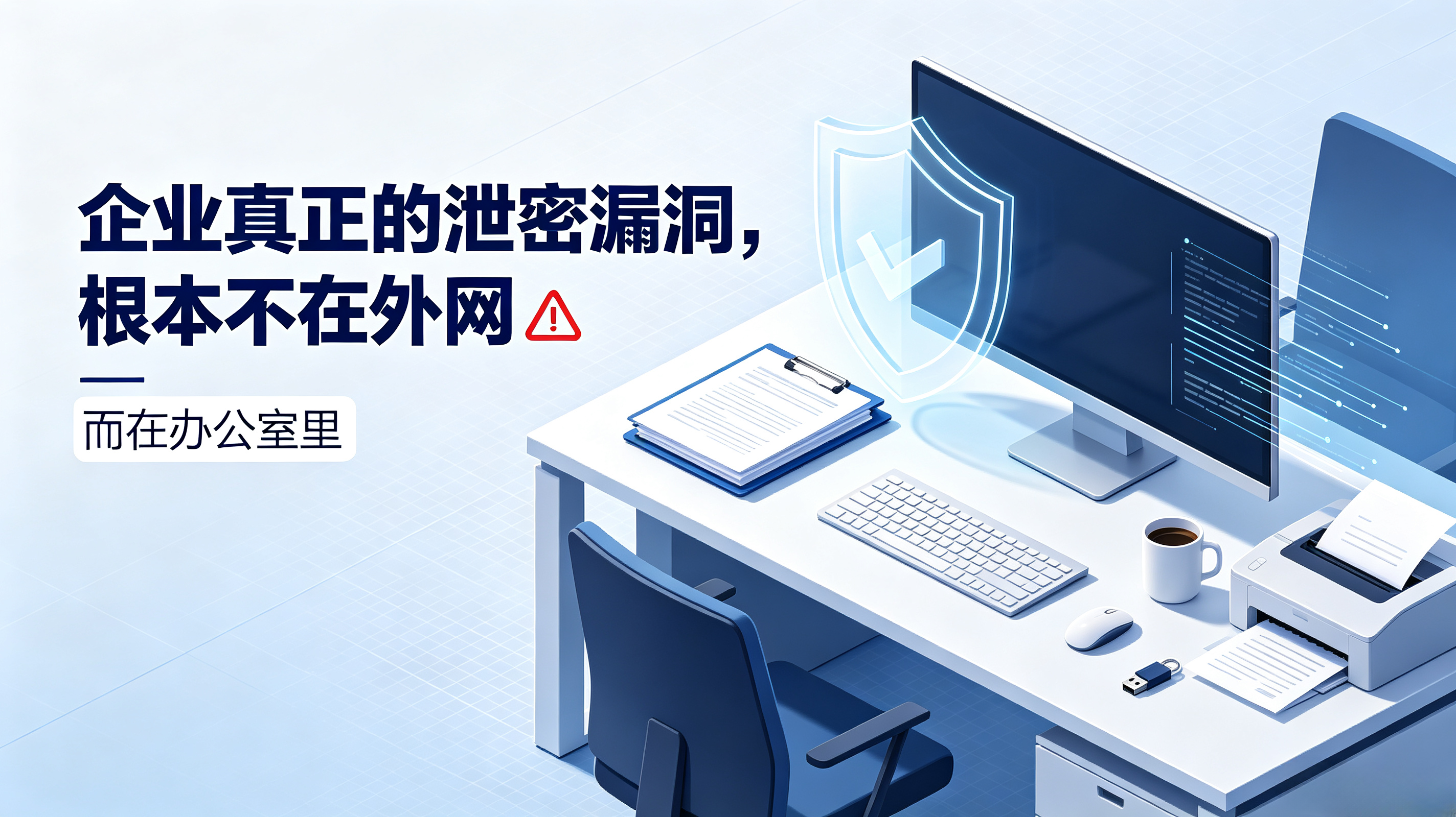 企业真正的泄密漏洞，根本不在外网，而在办公室里