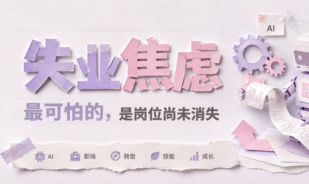 失业焦虑最可怕的，是岗位尚未消失