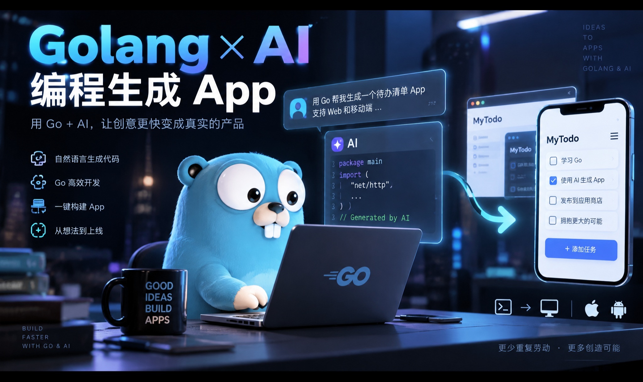 人人可以做App时代，你该认真考虑Go了