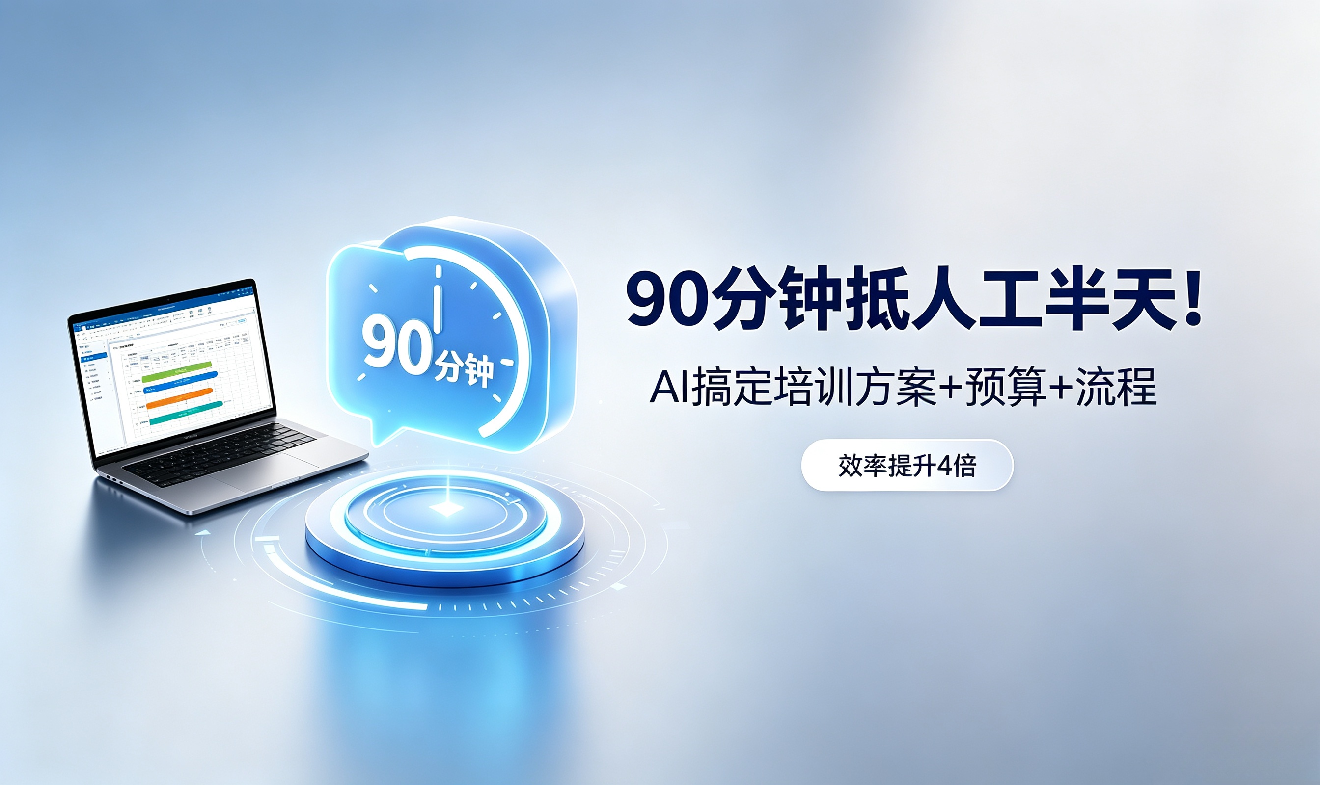 90 分钟抵人工半天！ WorkBuddy一键搞定企业培训方案 + 预算 + 流程图