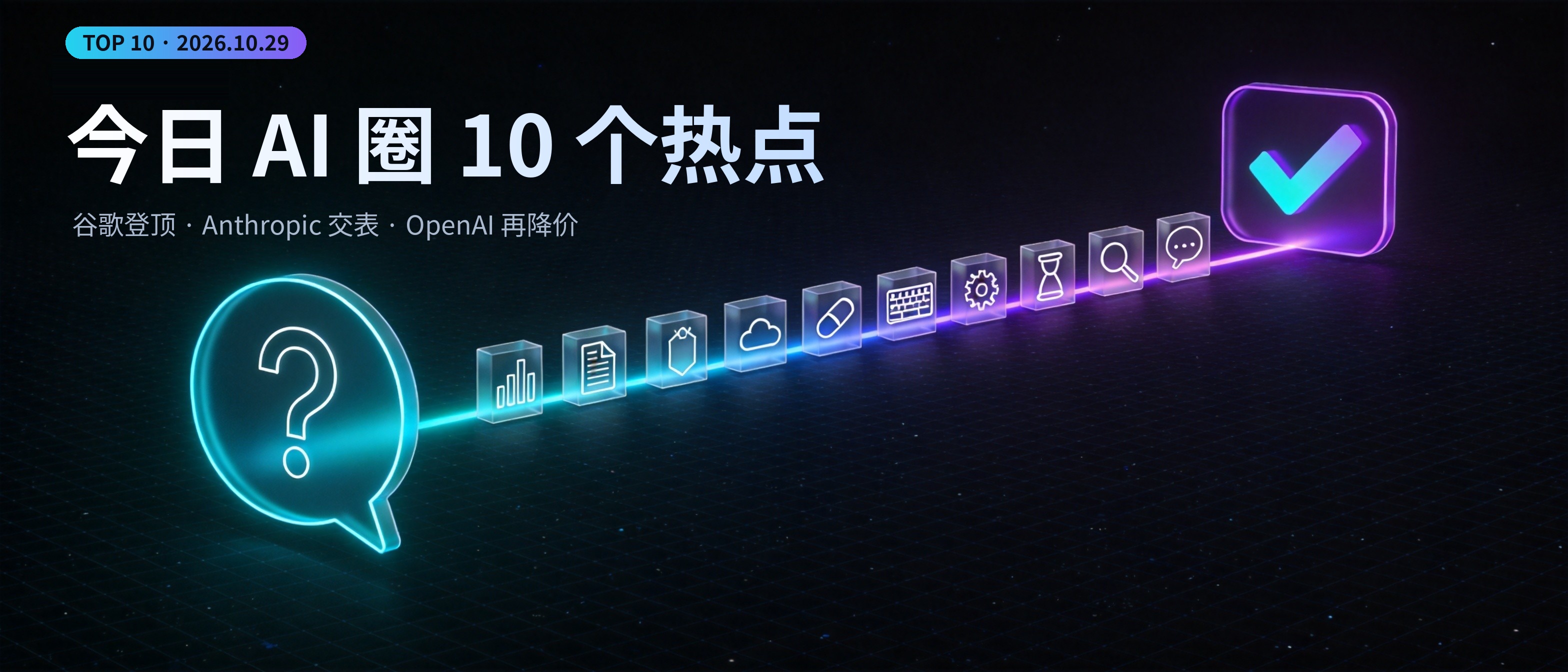 今天AI圈发生了什么：十分钟看懂10个热点