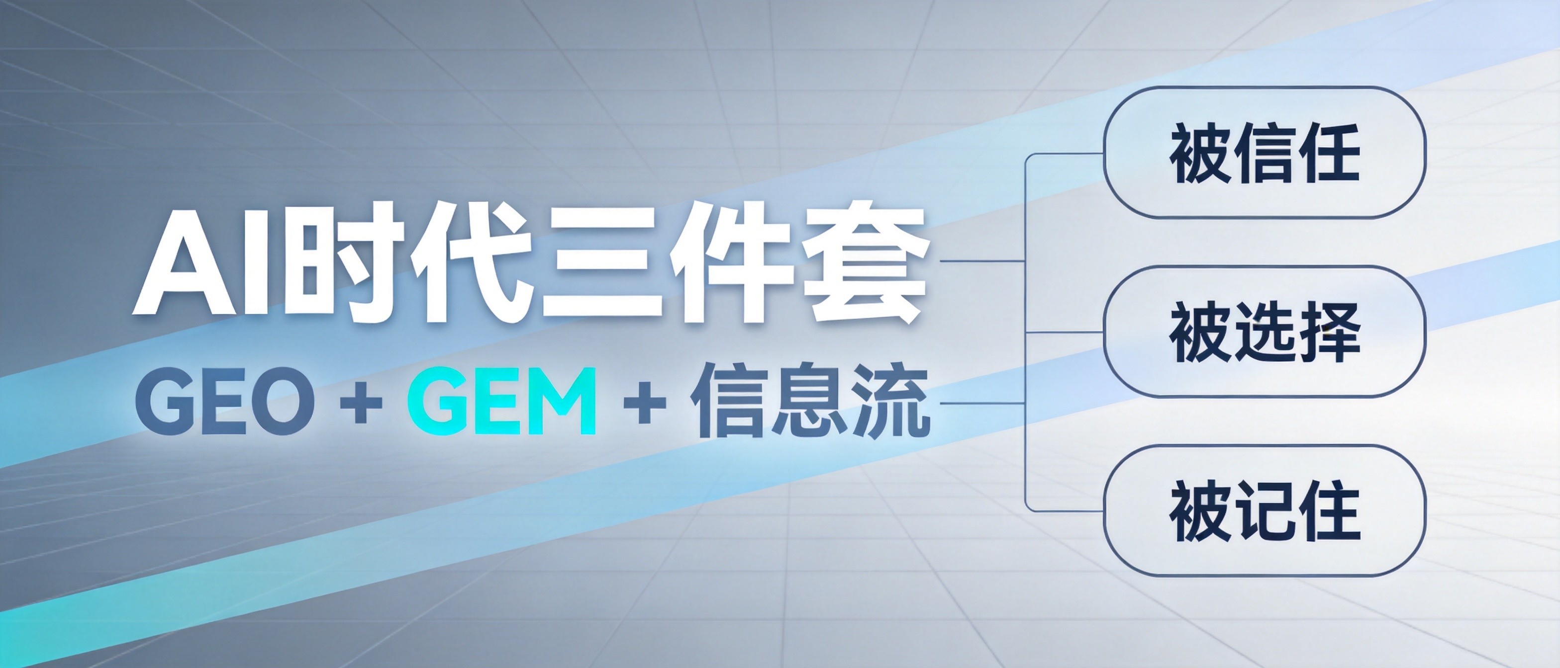 GEM优化+GEO优化+信息流三件套：本地生活老板先搞懂这三件事