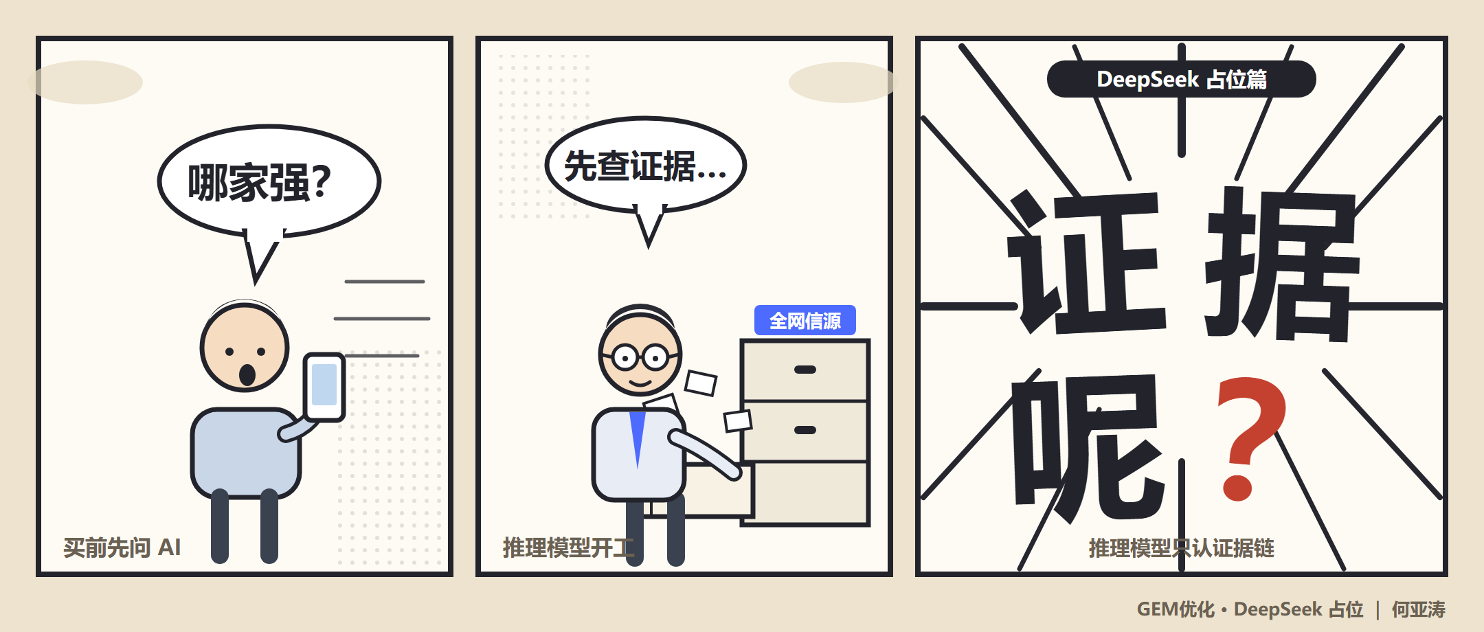 DeepSeek GEM优化占位三动作:摆权威数据,做可引用事实,借专业评测
